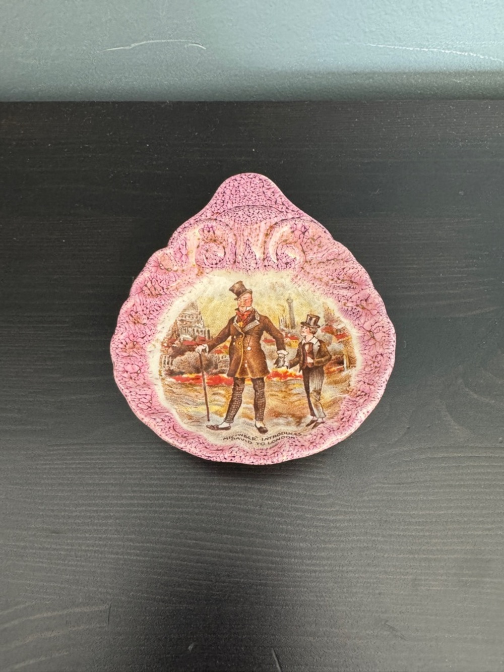 Vintage Sandland Ware Lancaster Decorative Shell Dish